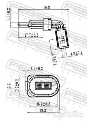 Датчик ABS 23606013 Febest