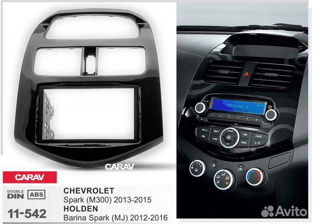 Рамка 2din Chevrolet Spark M300