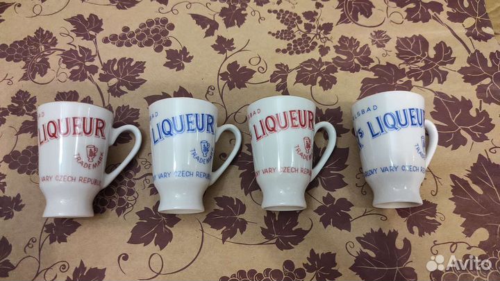 Рюмки Весhеr's Liqueur (Беxеpoвкa) новые, 4 штуки