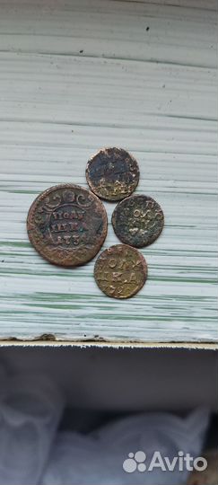 Монеты полушка врп 1721-полушка1734