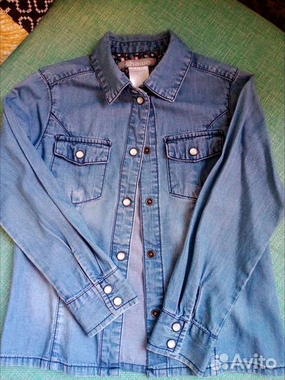 Джинсовая рубашка