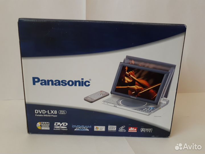 Портативный DVD плеер Panasonic DVD-LX8