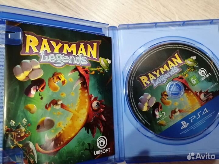 Диски на ps4 rayman legends