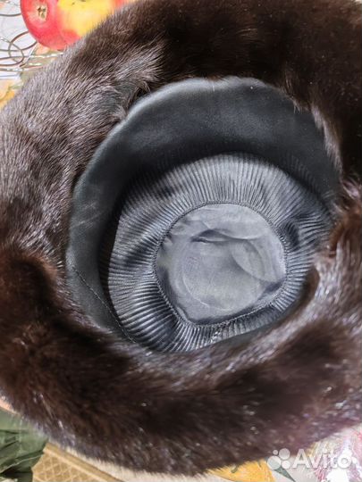 Шапка норковая женская