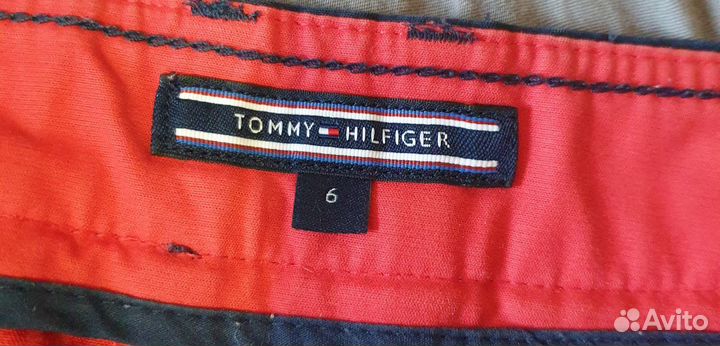 Шорты женские синие tommy hilfiger 46 оригинал