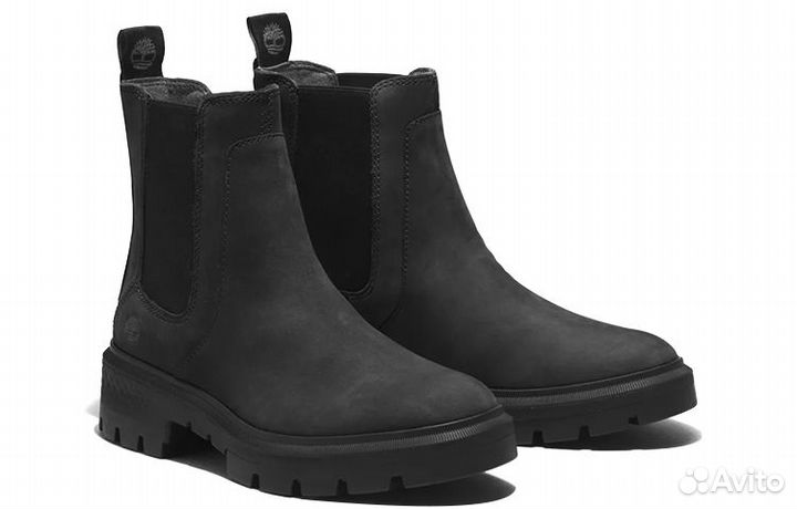 Timberland Women's Cortina Valley Chelsea Boot 'Black' (37)