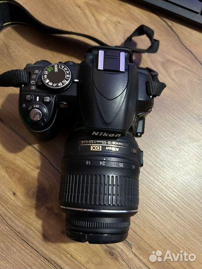 Зеркальный фотоаппарат nikon d3100+объектив
