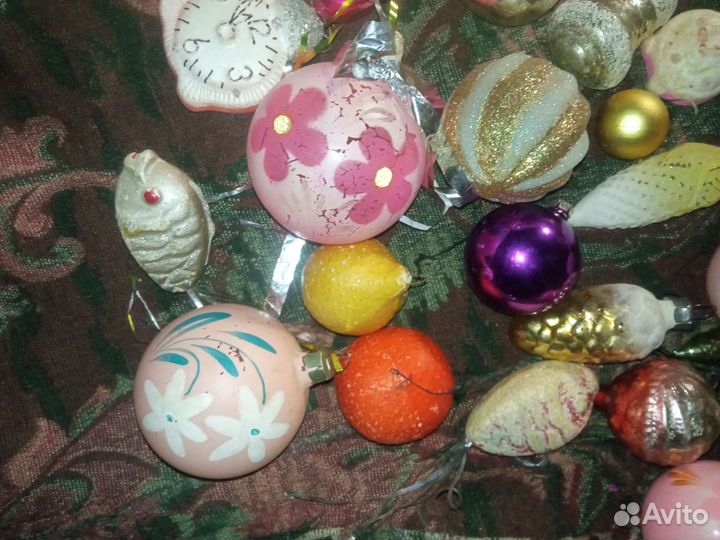 Елочные игрушки СССР одним лотом