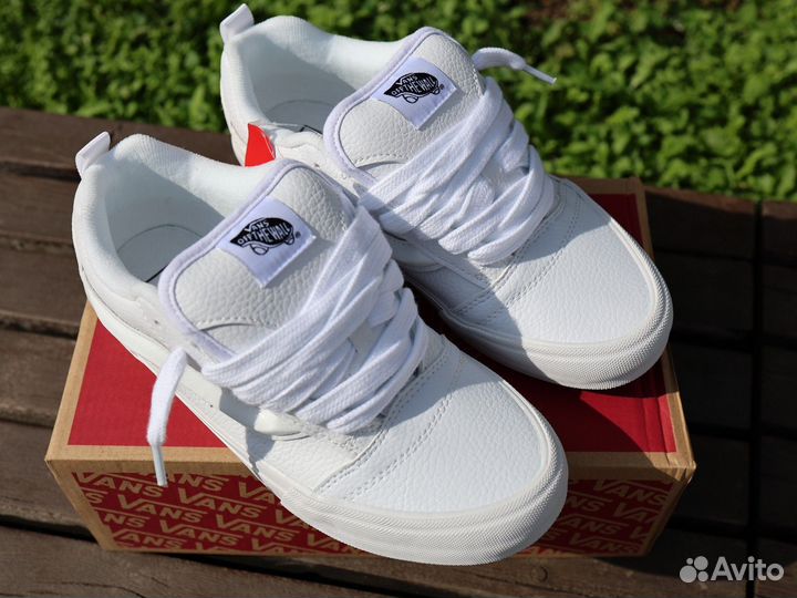 Кеды vans Knu Skool белые