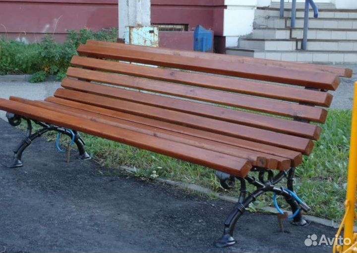 Скамейка чугунная садовая Балет