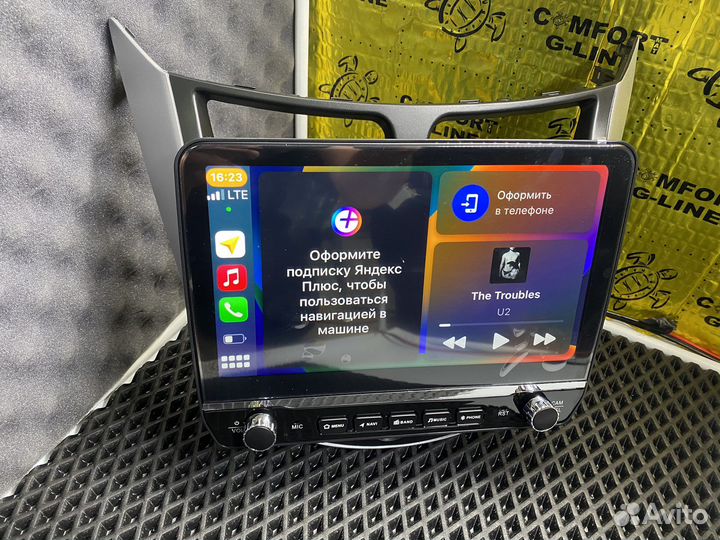 Магнитола с крутилками на Huyndai Solaris