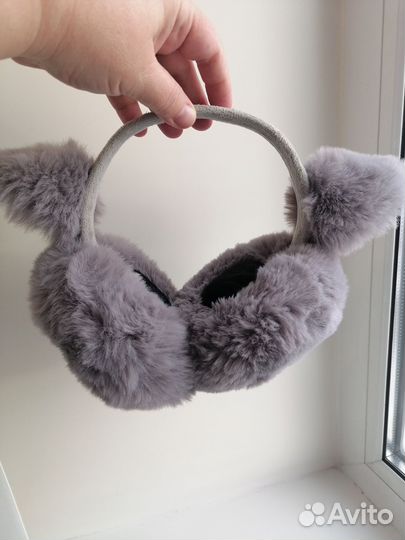 Теплые наушники детские