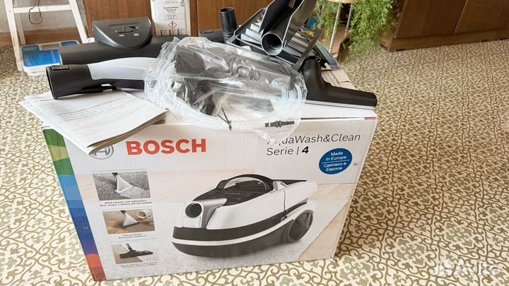 Моющий пылесос bosch bwd41740