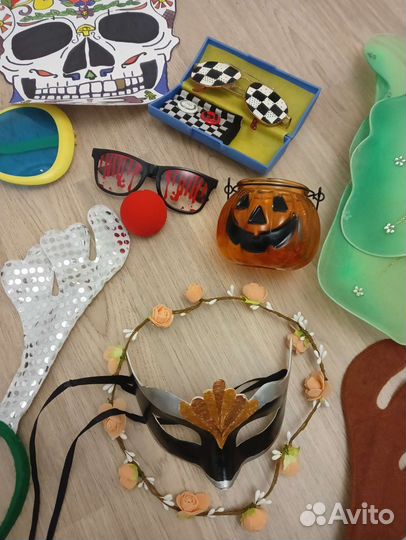 Маски, костюмы, Хэллоуин, украшения, новый год