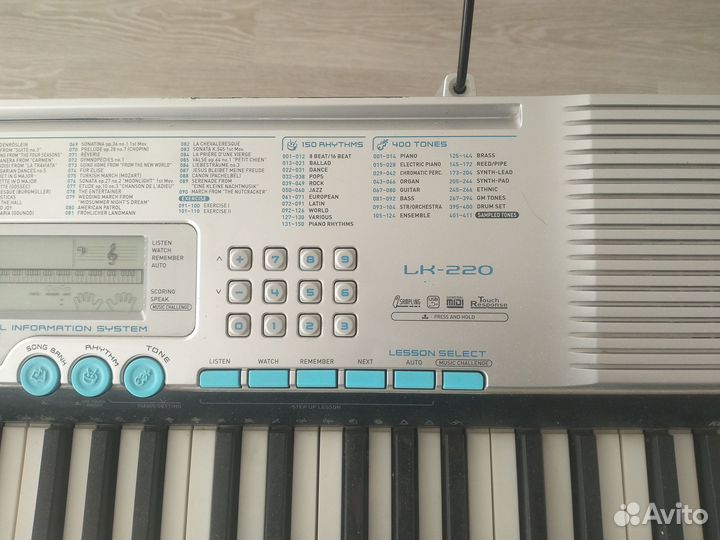 Синтезатор casio lk220