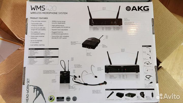Радиосистема AKG WMS420 head-worn set