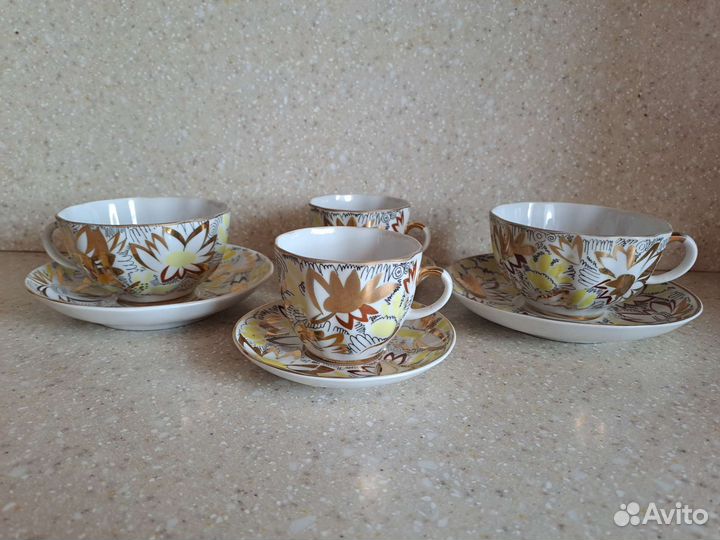 Чайная и кофейная пара 