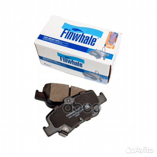 V1121 finwhale Колодки зад. дисковые Auris