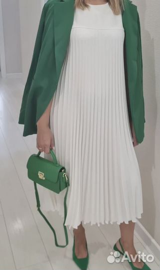 Платье плиссированное