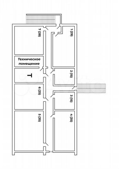 Свободного назначения, 15 м²
