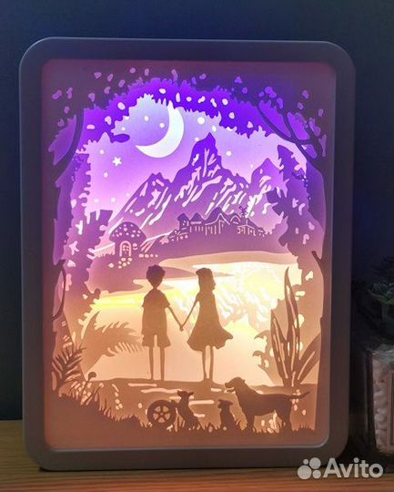 Картина светильник, ночник