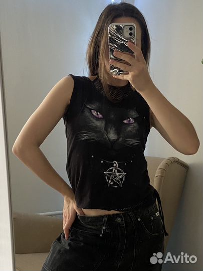 Топ майка Spiral Satan S оригинал неформальная