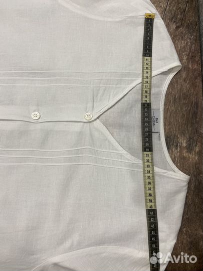 Летний пиджак/ кардиган лен / хлопок. Замер