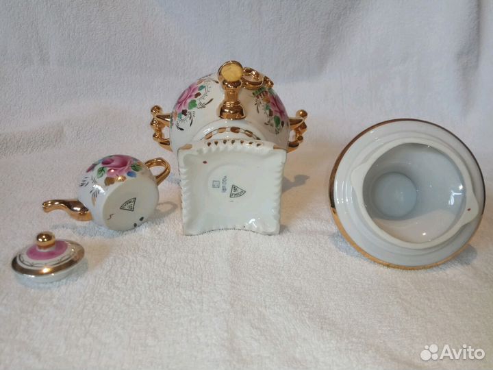 Самовар гжель СССР