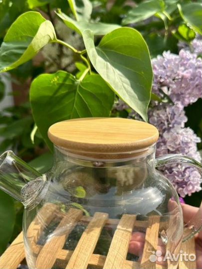 Чайник из жаропрочного стекла 900мл