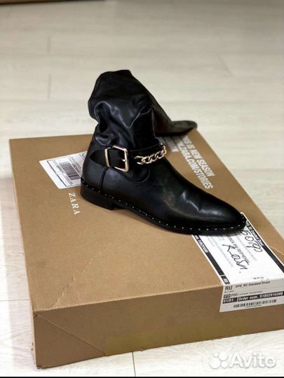 Ботфорты zara
