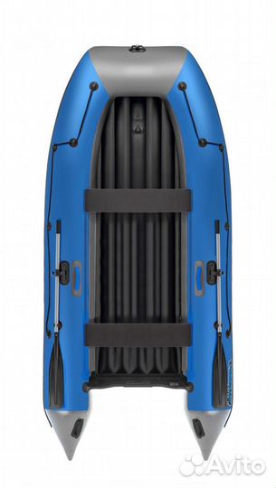 Лодка пвх Stormline Classic Air 380 сине-серая