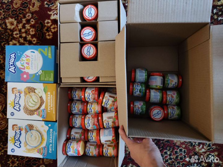 Пюре детские агуша. Обмен