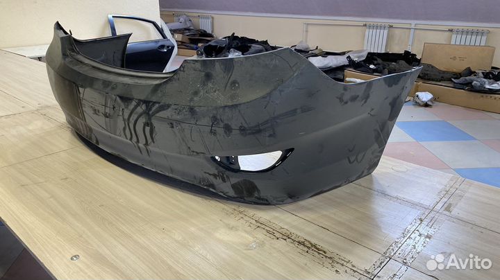 Задний бампер hyundai solaris