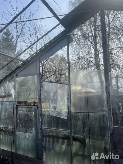 Каркас старой советской теплицы оцинкованный