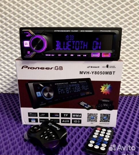 Автомагнитола Pioneer с bluetooth