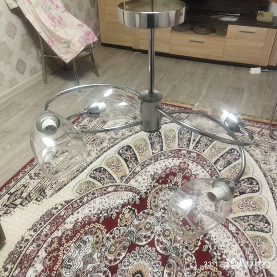 Люстра потолочная подвесная бу