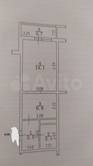 Квартира-студия, 31,2 м², 2/16 эт.