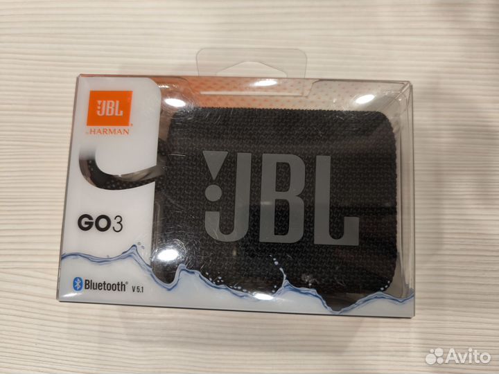 Портативная колонка JBL Go 3 Black