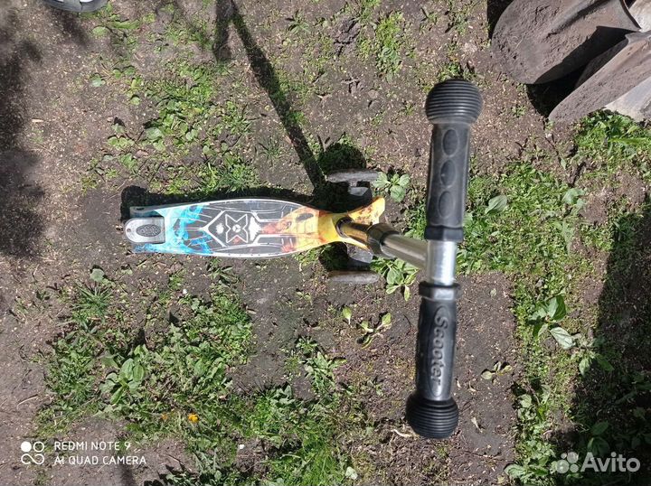 Самокат детский трехколесный бу