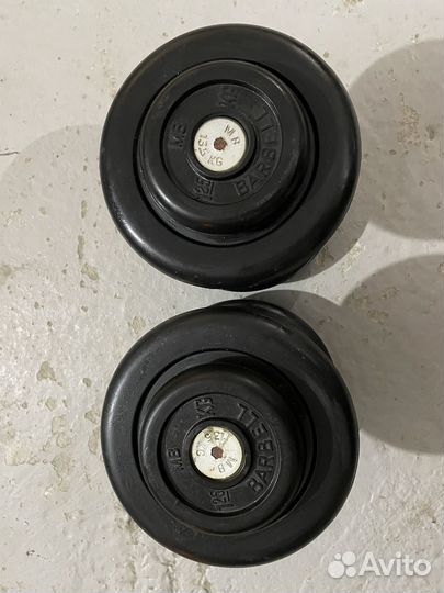 Гантели barbell 13,5 kg