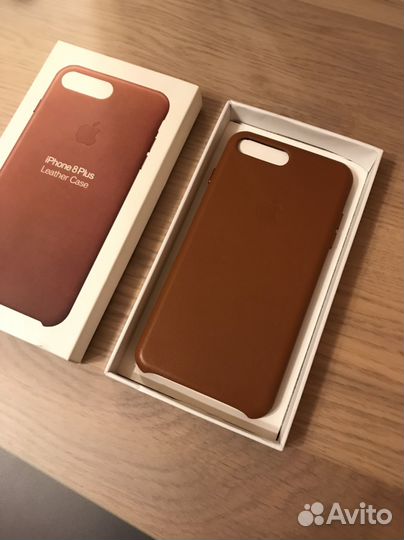 Чехол на iPhone 7 8 plus Leather Case