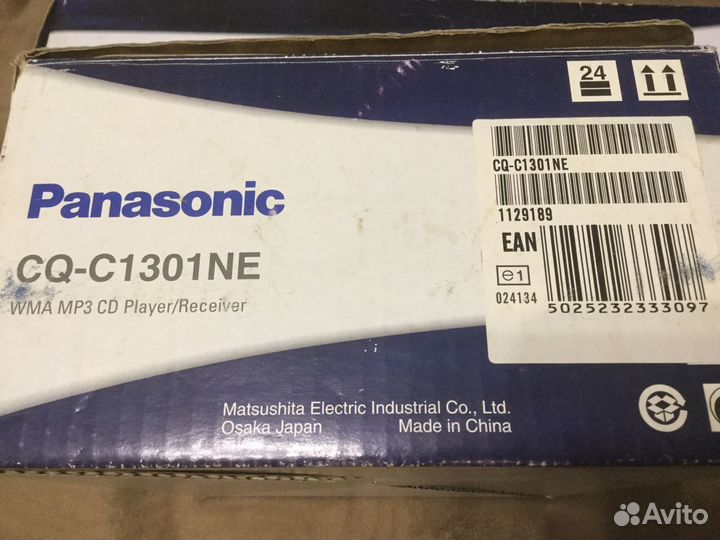 Автомобильный плеер/ресивер Panasonic