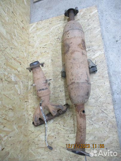 Глушитель с катализатором Тойота Королла 150 4ZZ