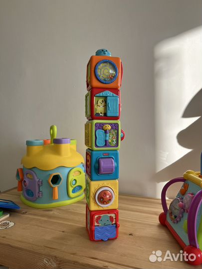 Развивающие игрушки кубики fisher price