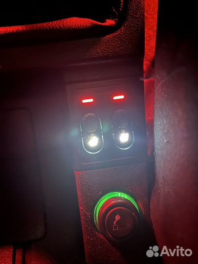 Пересвет кнопок ваз