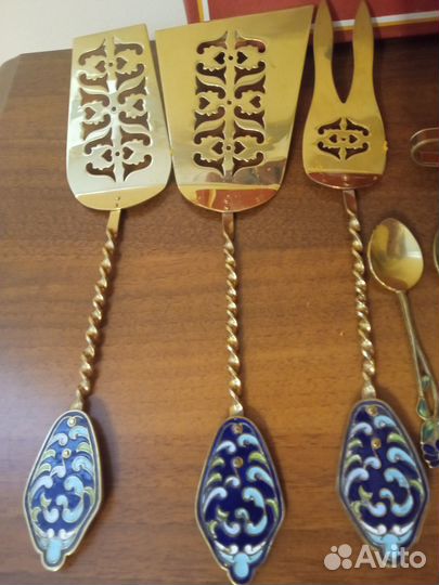 Винтаж набор столовых приборов для десерта СССР