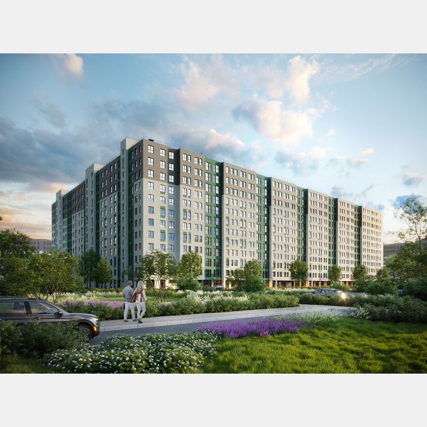 2-к. квартира, 40 м², 9/12 эт.