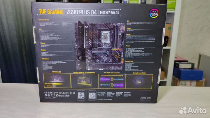 Материнская плата Asus tuf gaming z690-plus d4 чек