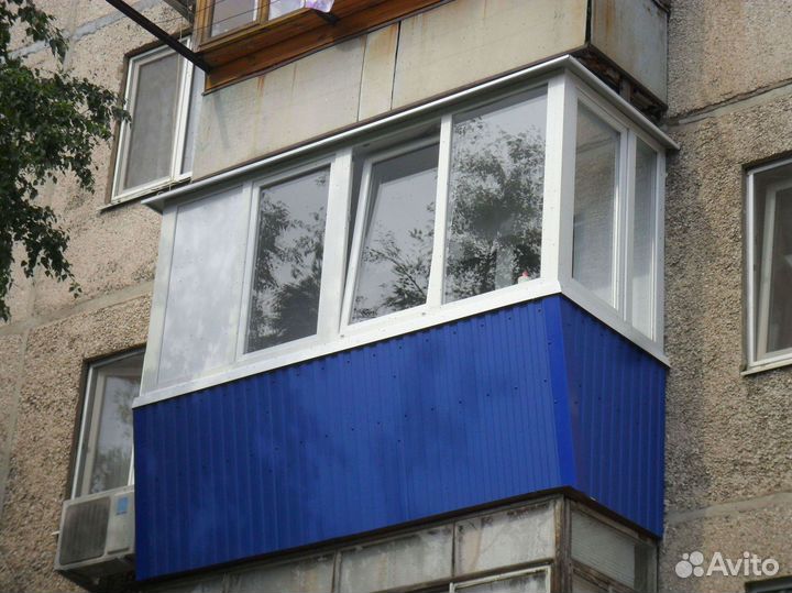 Балкон пластиковый под ключ