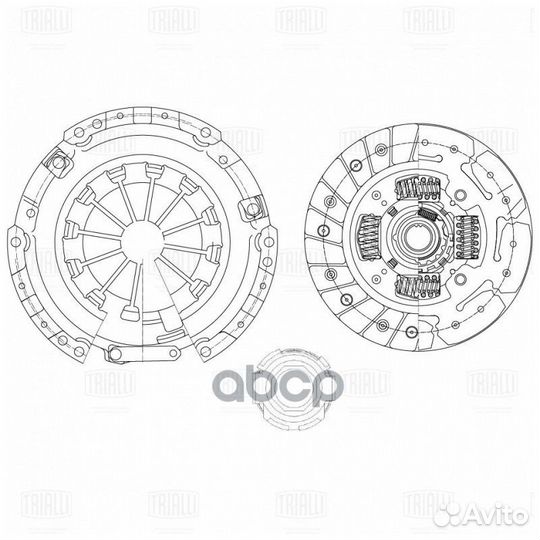 Комплект сцепления FR2708 Trialli